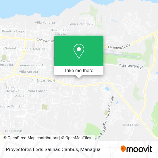 Proyectores Leds Salinas Canbus map