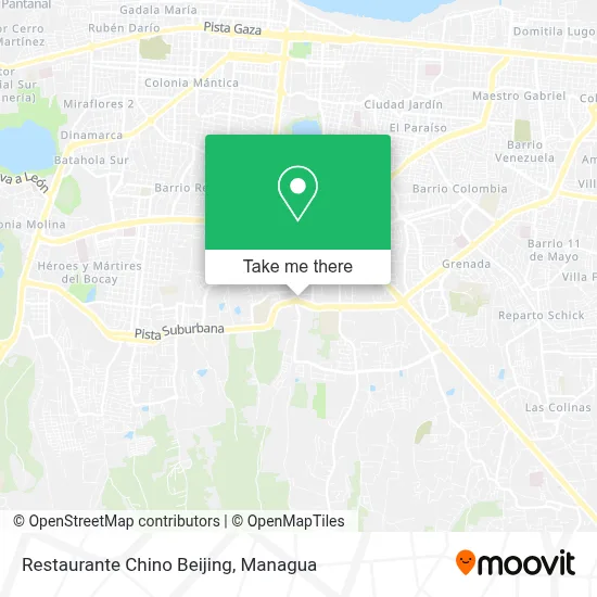 Restaurante Chino Beijing map
