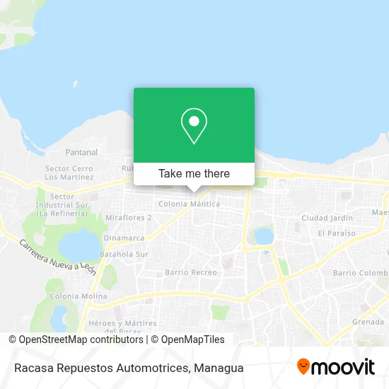 Racasa Repuestos Automotrices map