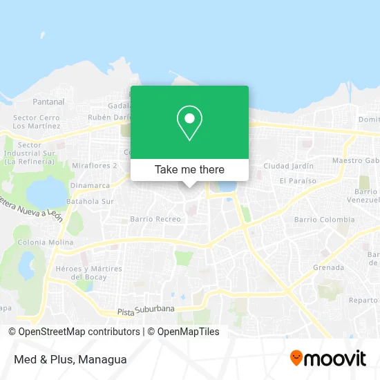 Med & Plus map