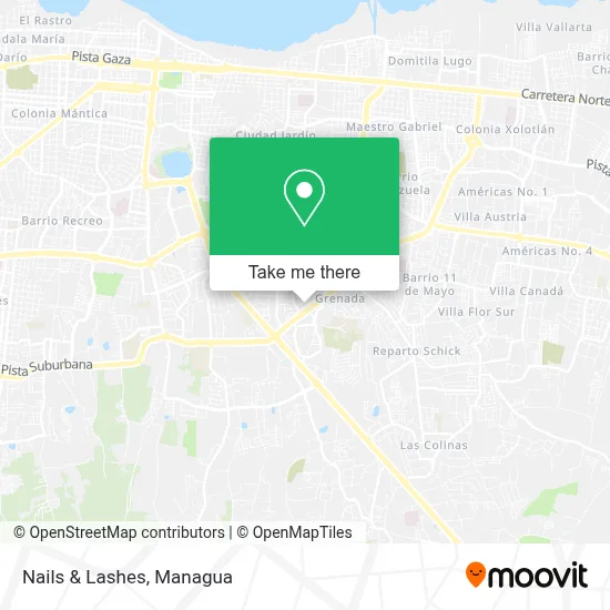 Nails & Lashes map