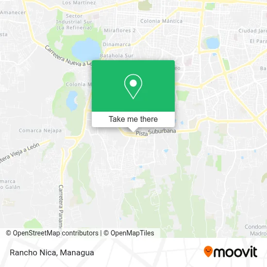 Rancho Nica map