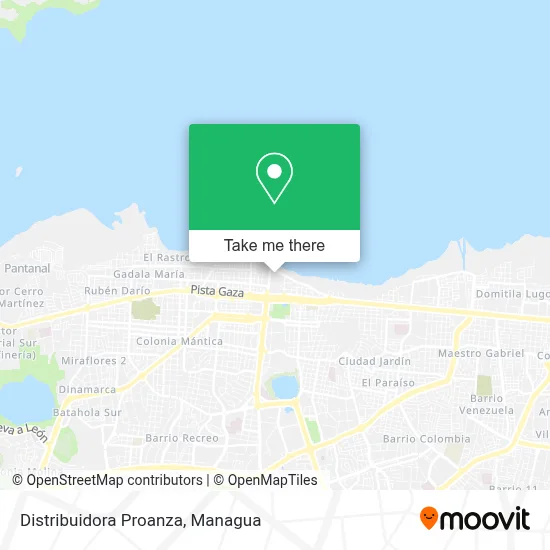 Distribuidora Proanza map