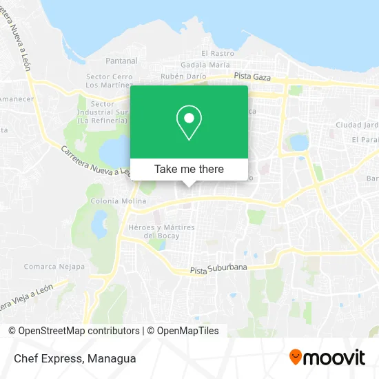 Chef Express map