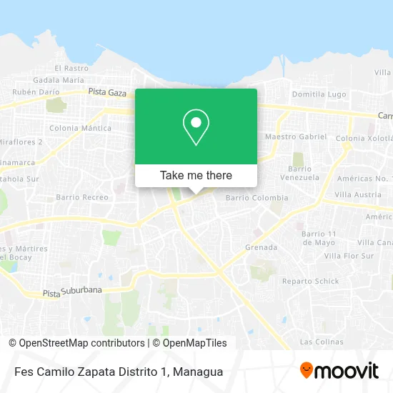 Fes Camilo Zapata Distrito 1 map