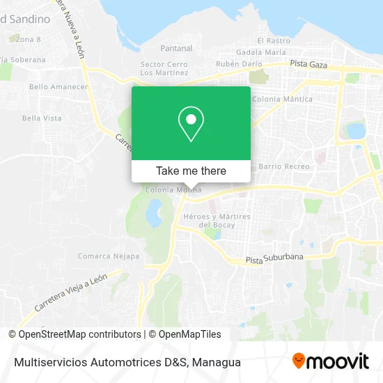 Multiservicios Automotrices D&S map