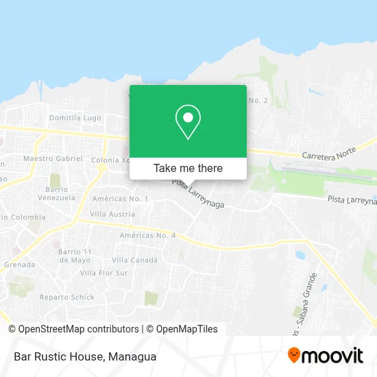 Bar Rustic House map