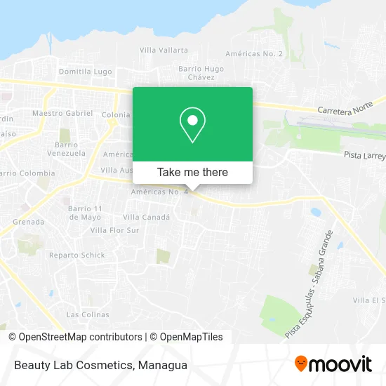 Beauty Lab Cosmetics map