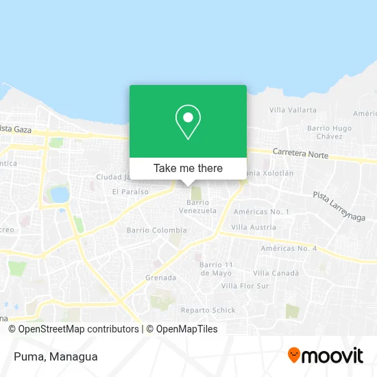 Puma map
