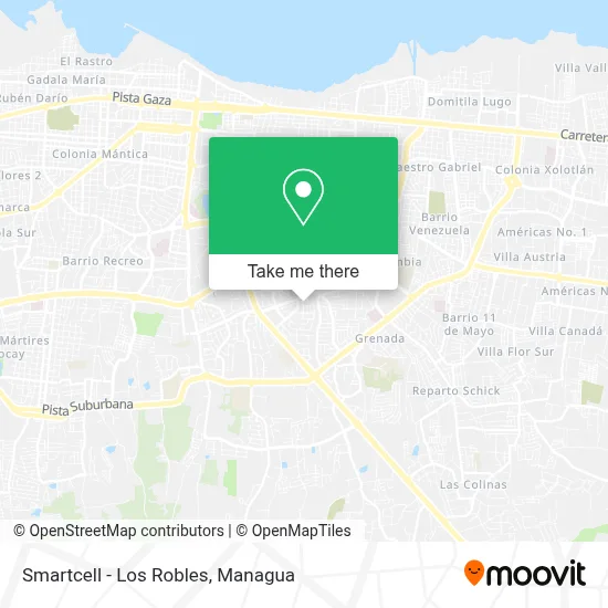 Smartcell - Los Robles map