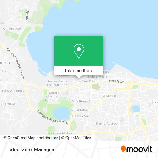 Tododeauto map