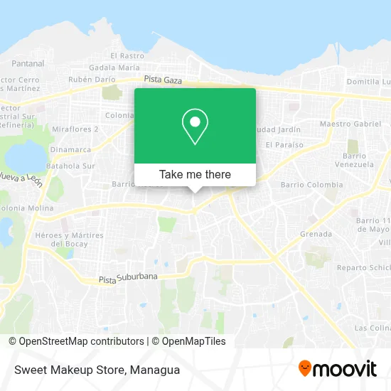 Sweet Makeup Store map