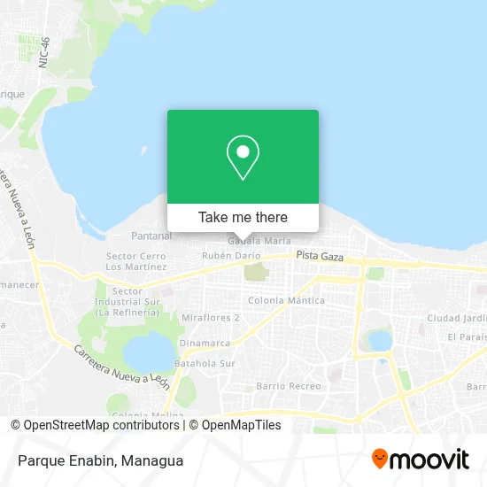 Parque Enabin map