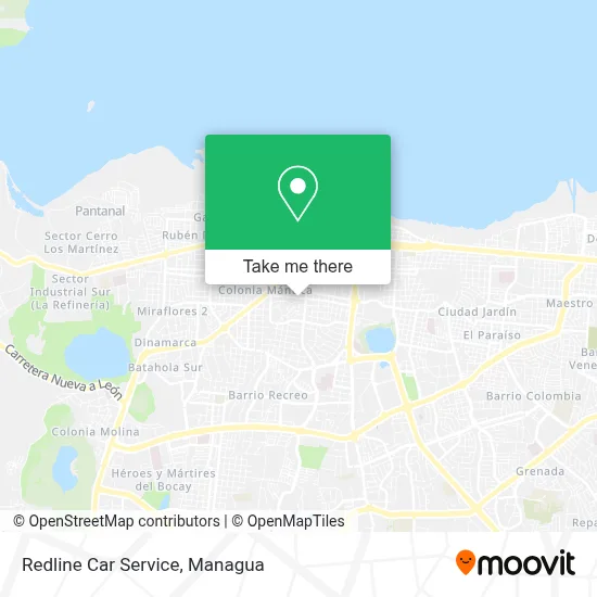 Redline Car Service map