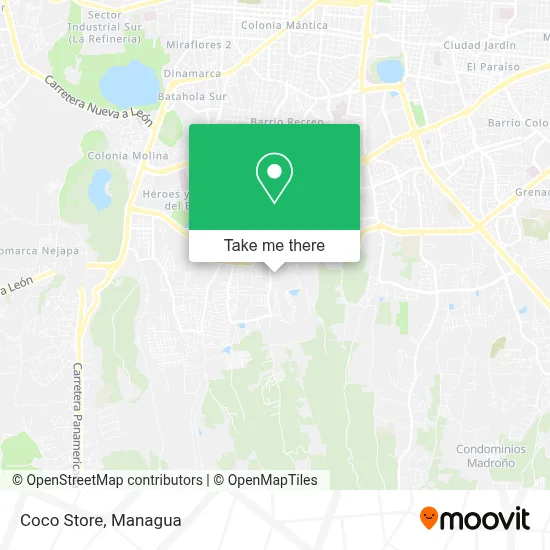 Coco Store map