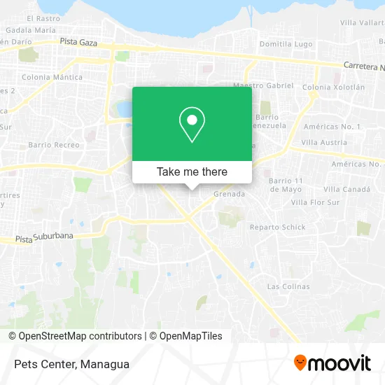Pets Center map