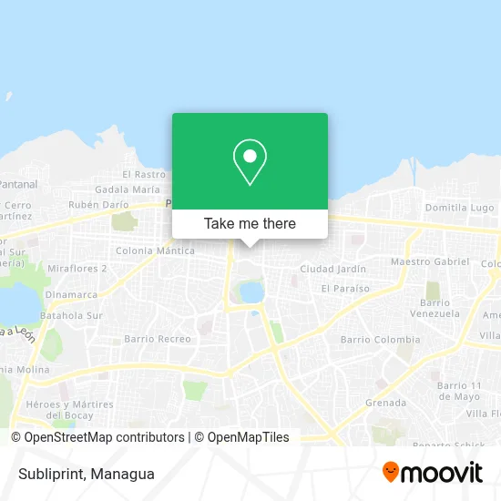 Subliprint map