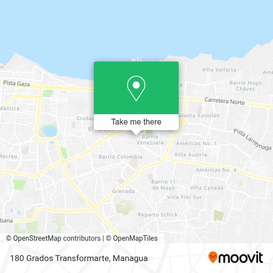 180 Grados Transformarte map