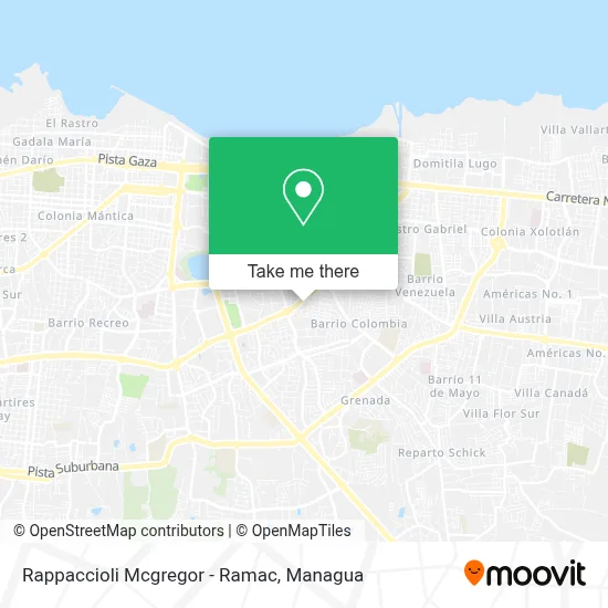 Rappaccioli Mcgregor - Ramac map