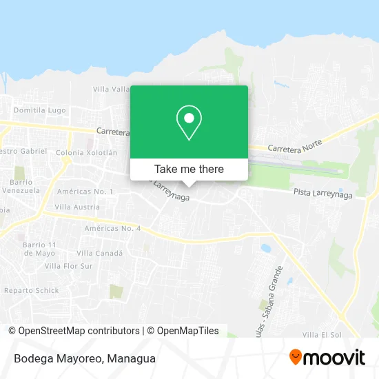 Bodega Mayoreo map