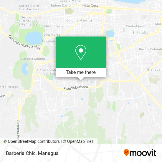 Barberia Chic map