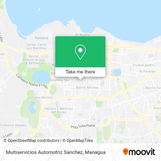 Multiservicios Automotriz Sanchez map