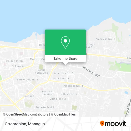 Ortoproplan map