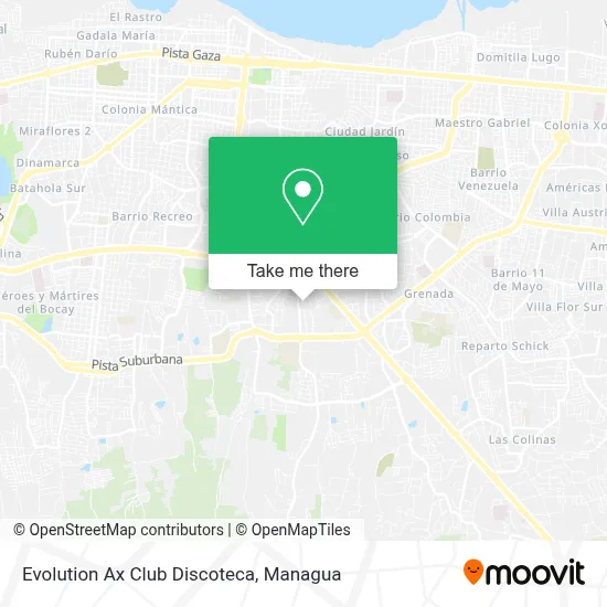 Evolution Ax Club Discoteca map