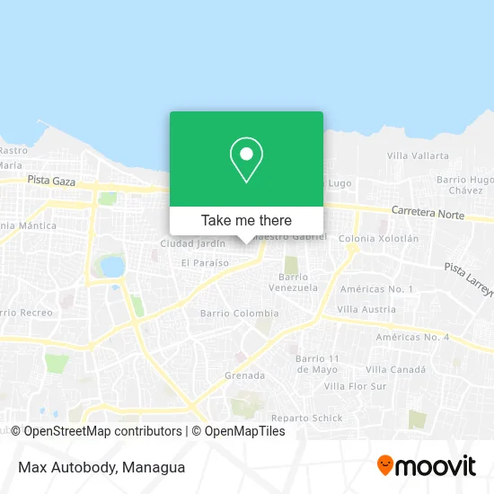Max Autobody map