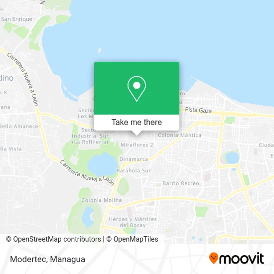 Modertec map
