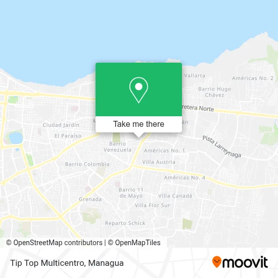 Tip Top Multicentro map