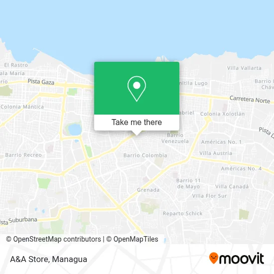 A&A Store map