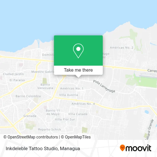 Inkdeleble Tattoo Studio map