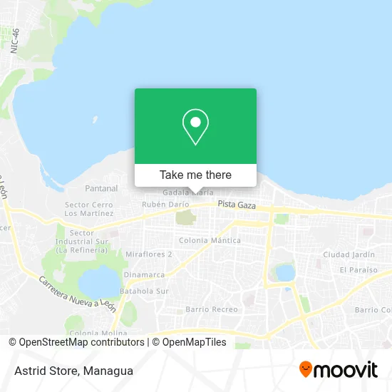 Astrid Store map