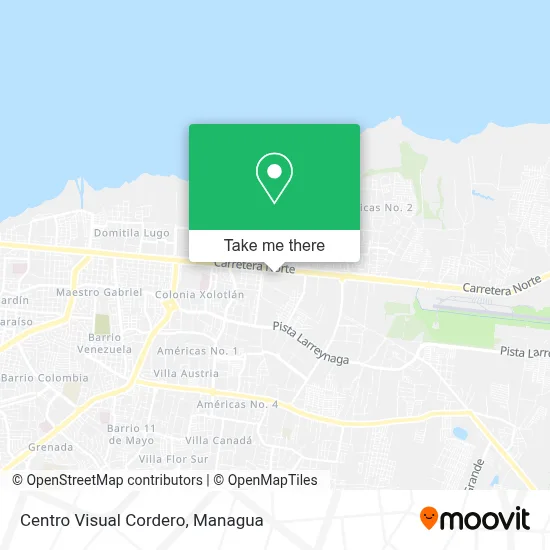 Centro Visual Cordero map