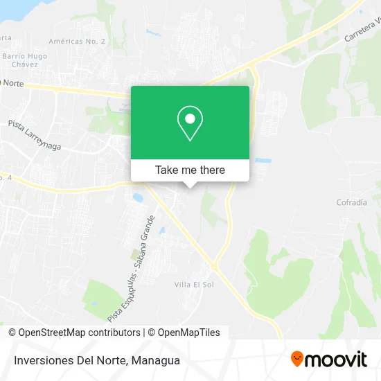 Inversiones Del Norte map