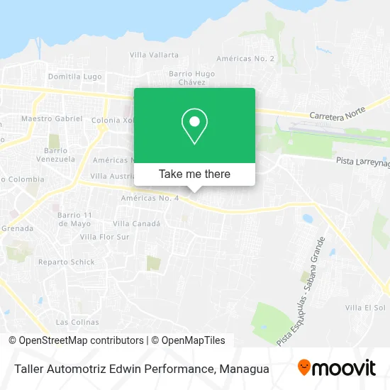 Taller Automotriz Edwin Performance map