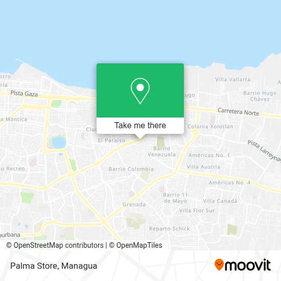 Palma Store map