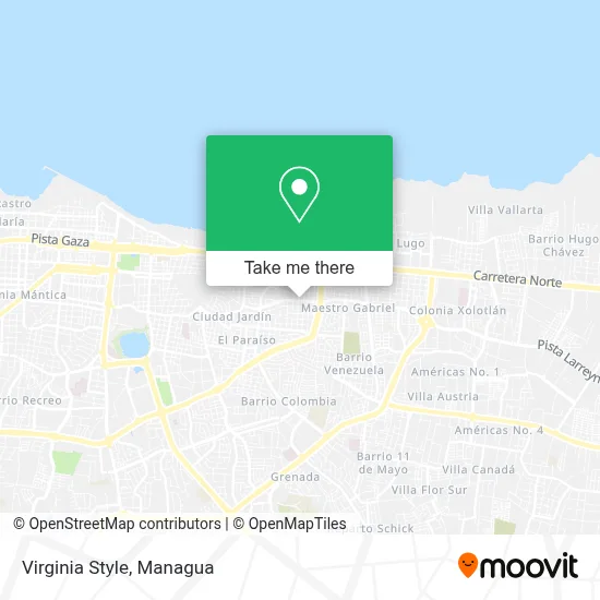 Virginia Style map
