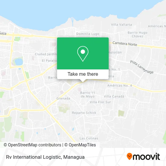 Rv International Logistic map
