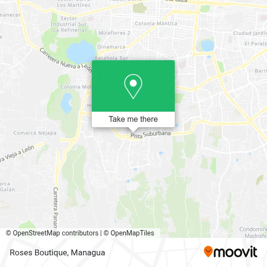Roses Boutique map