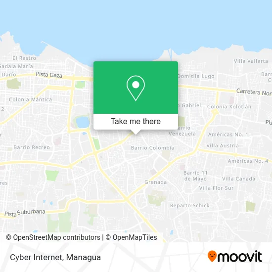 Cyber Internet map