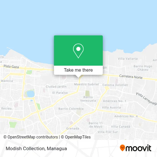 Modish Collection map
