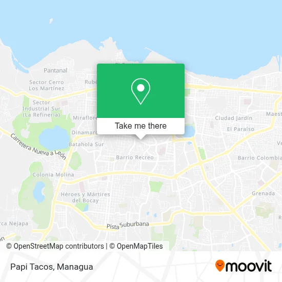Papi Tacos map