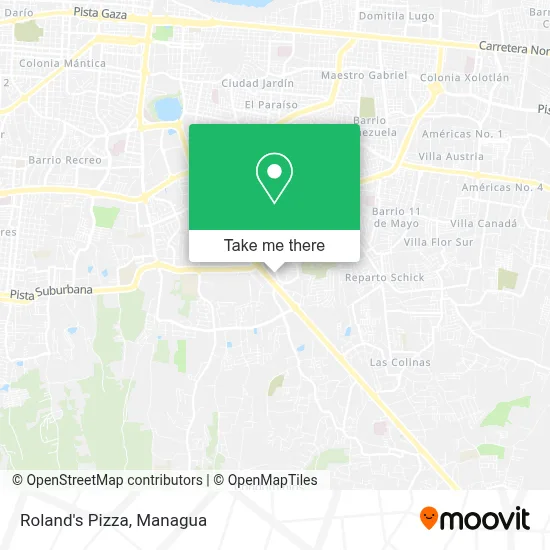 Roland's Pizza map
