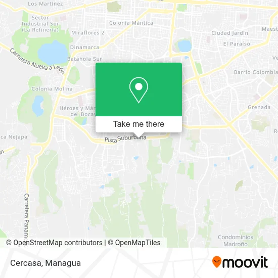 Cercasa map