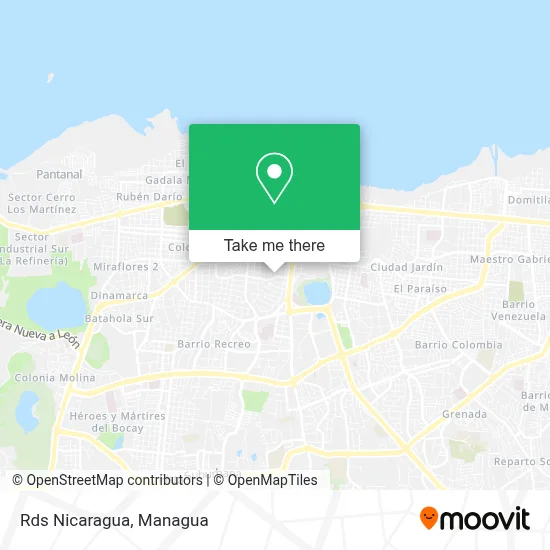 Rds Nicaragua map