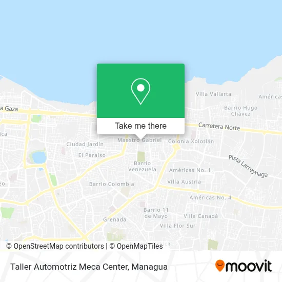 Taller Automotriz Meca Center map