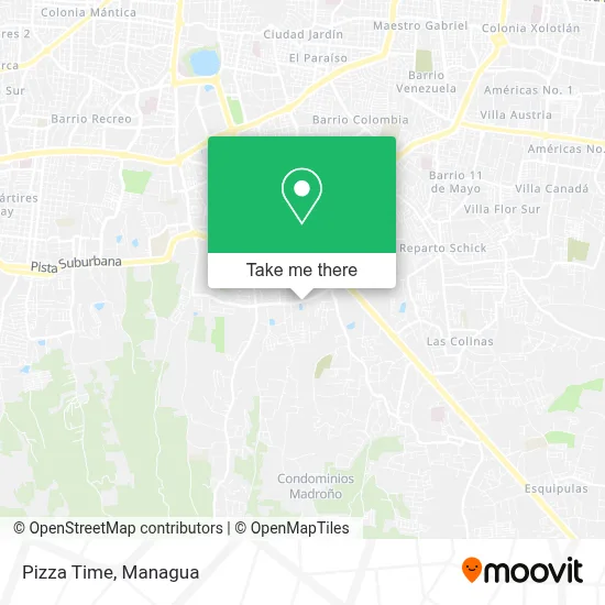 Pizza Time map