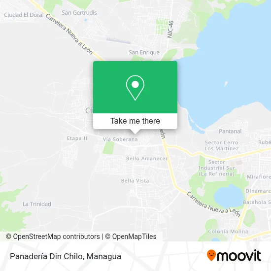 Panadería Din Chilo map